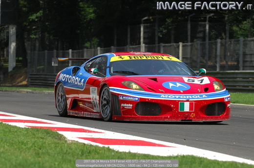 2007-06-24 Monza 579 Ferrari 430 GT2 - FIA GT Championship